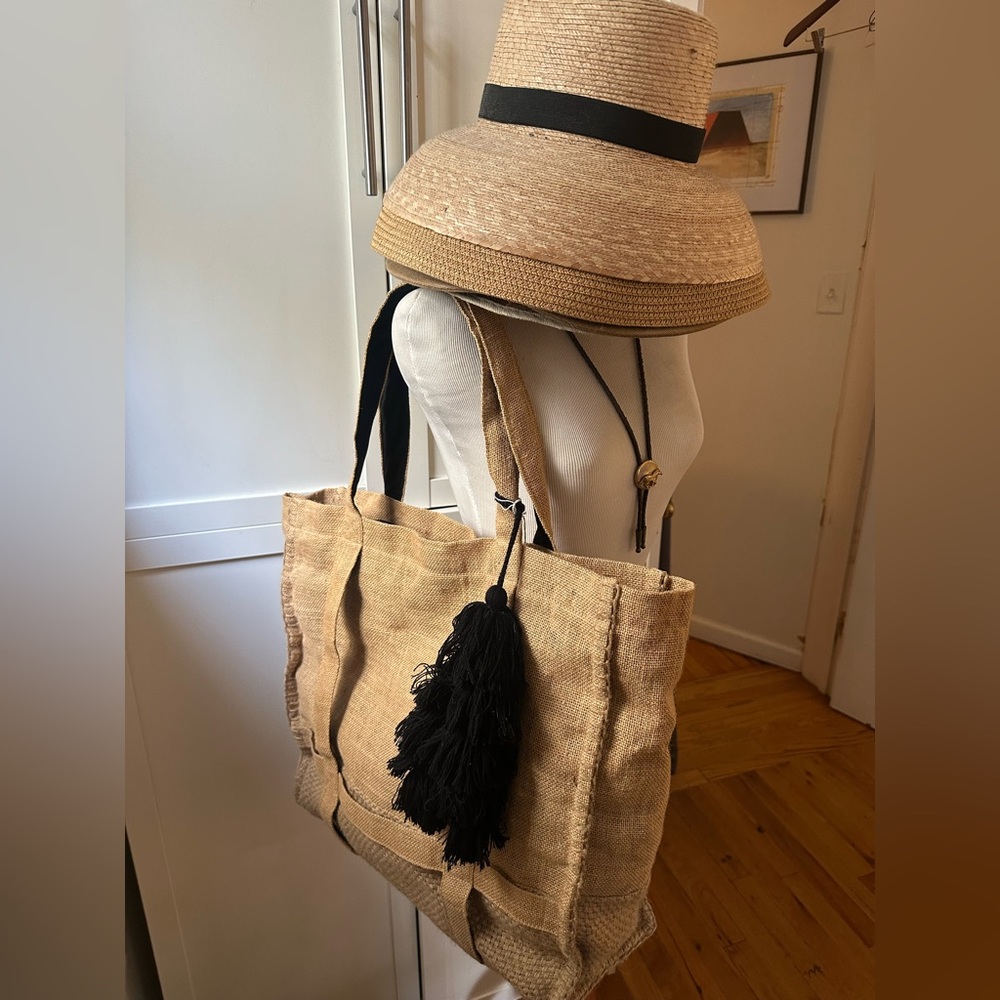 Sidney Byron Suncatcher Carryall Tote in Natural S